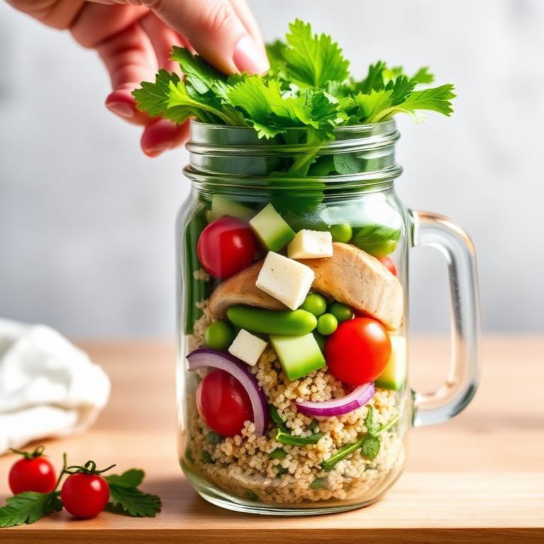 Ensalada Mediterránea + Aderezo Agridulce